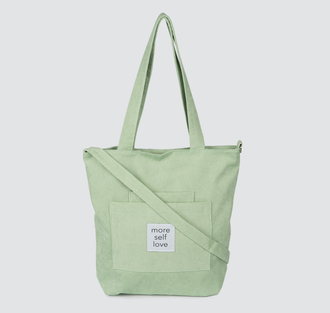 Текстильная женская сумка-шоппер Мармалато, цвет Мятный #1