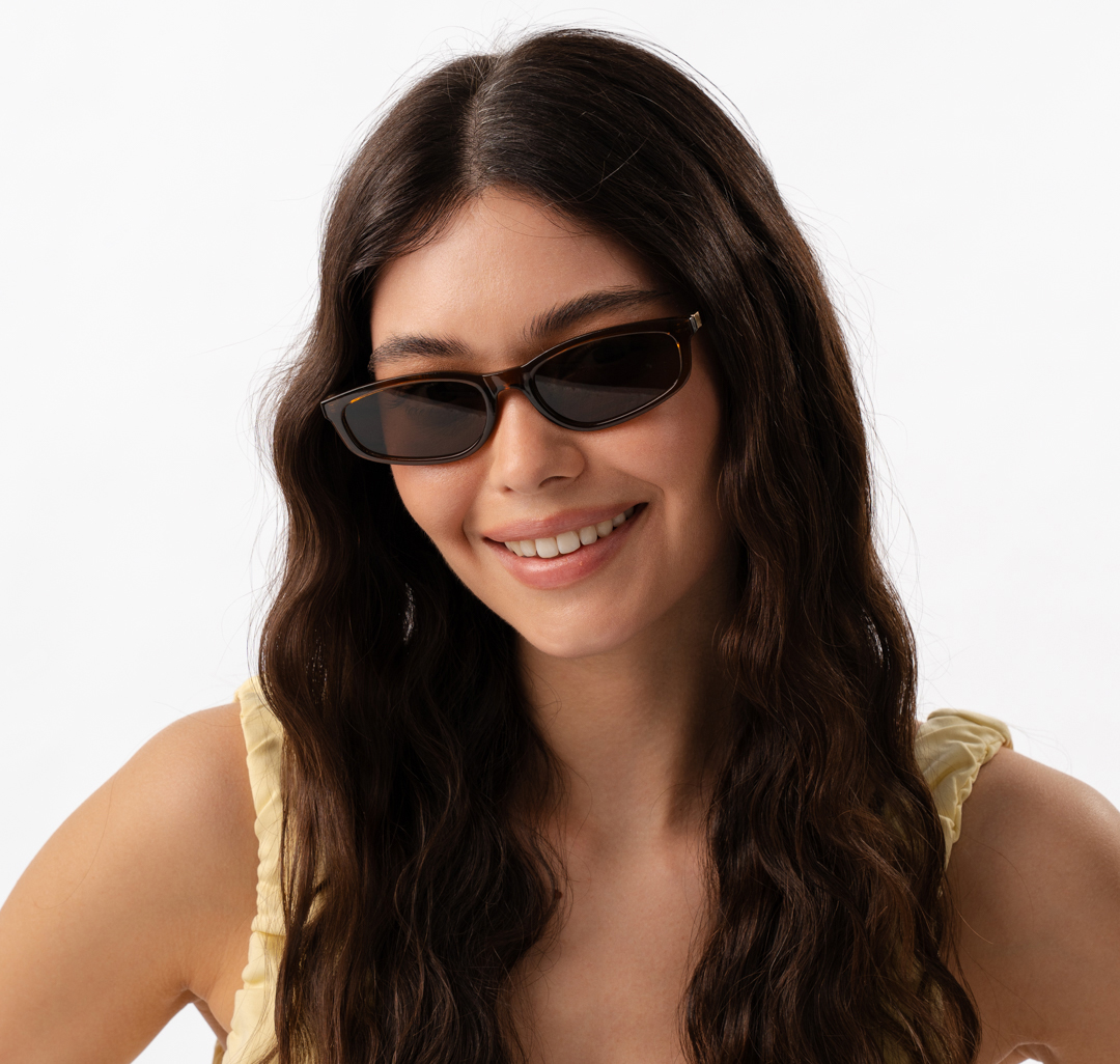 Очки с чехлом Мармалато, цвет коричневый-золото #2