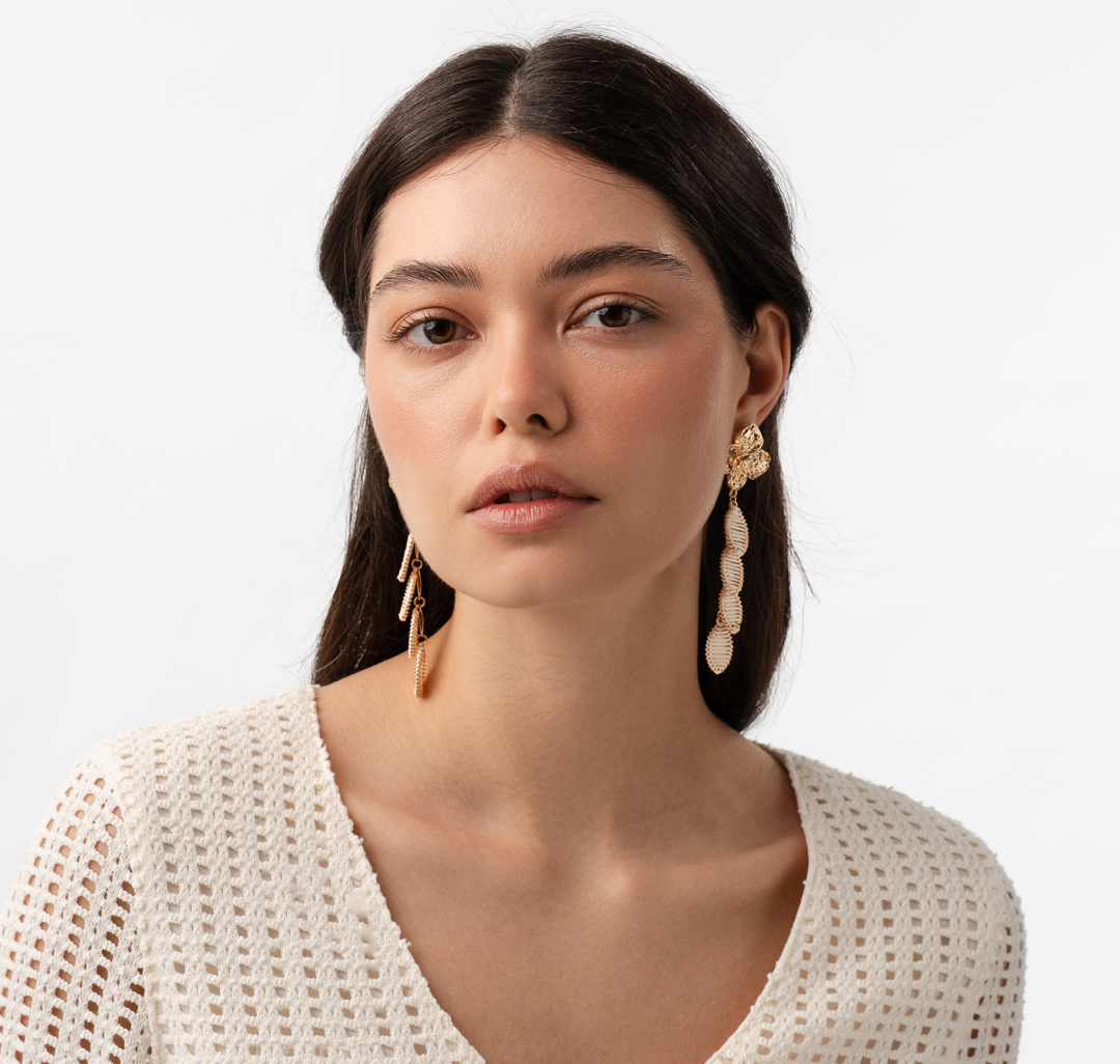 Серьги Мармалато, цвет золото-мультиколор #3