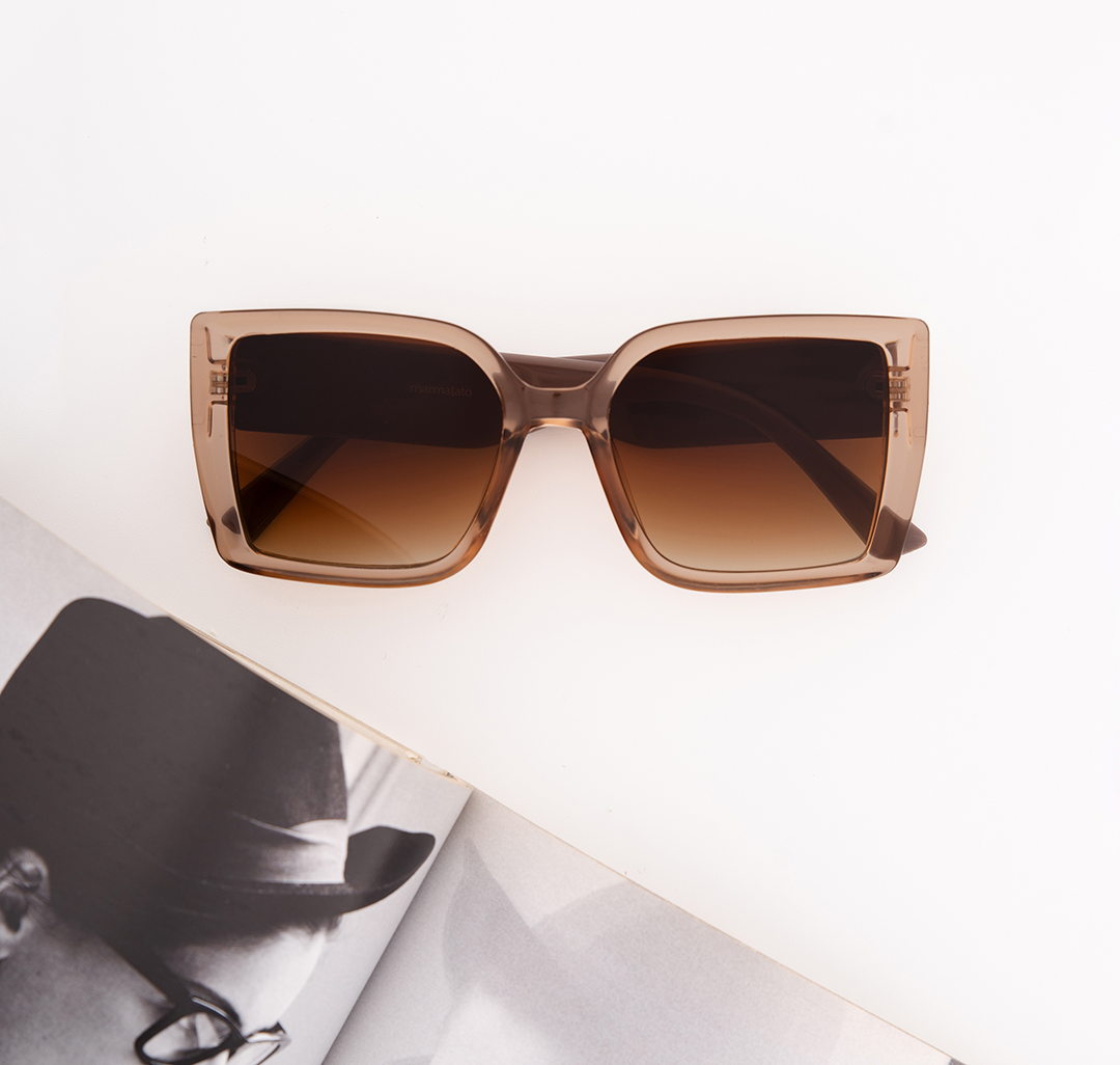 Очки с чехлом Мармалато, цвет Бежевый-коричневый #3