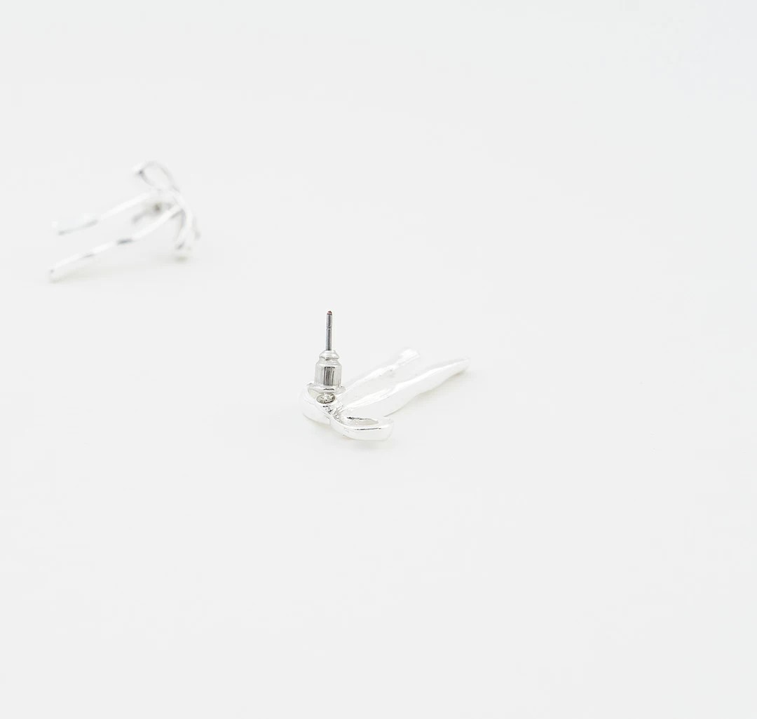 Серьги Мармалато, цвет белое серебро #2