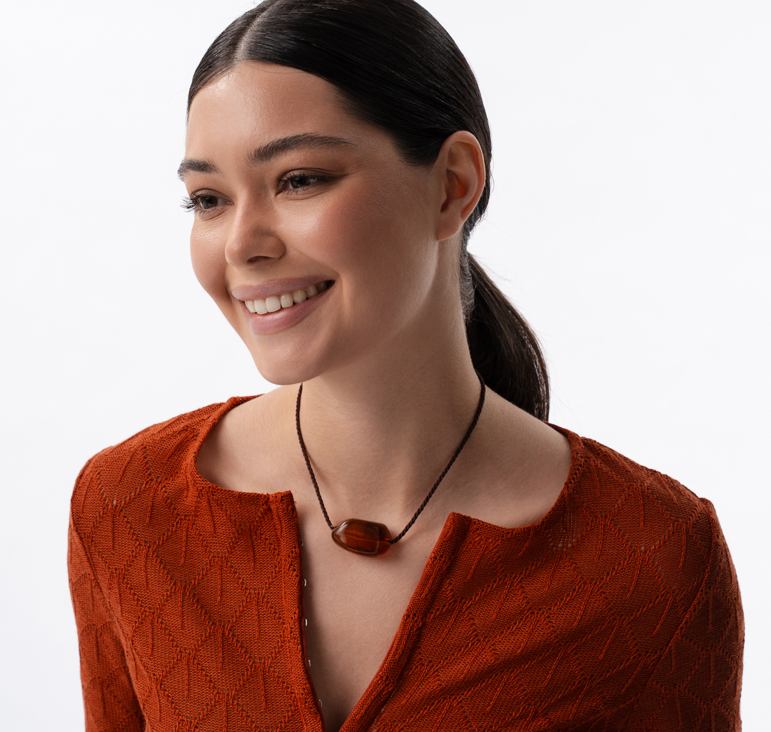 Колье Мармалато, цвет коричневый #3