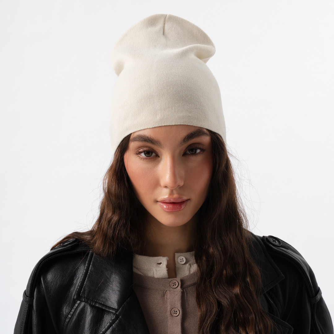 Шапка Мармалато, цвет молочный #1