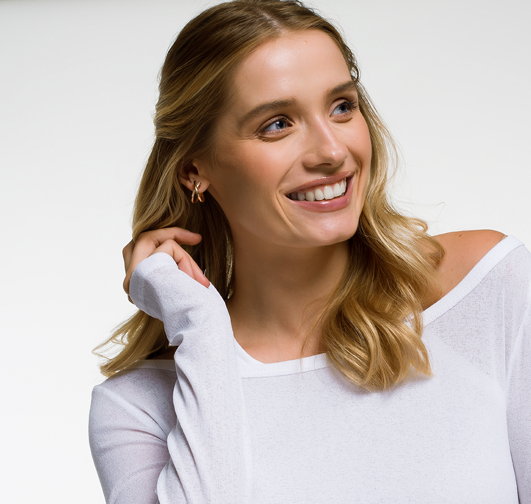 Серьги Мармалато, цвет Золото-прозрачный #1