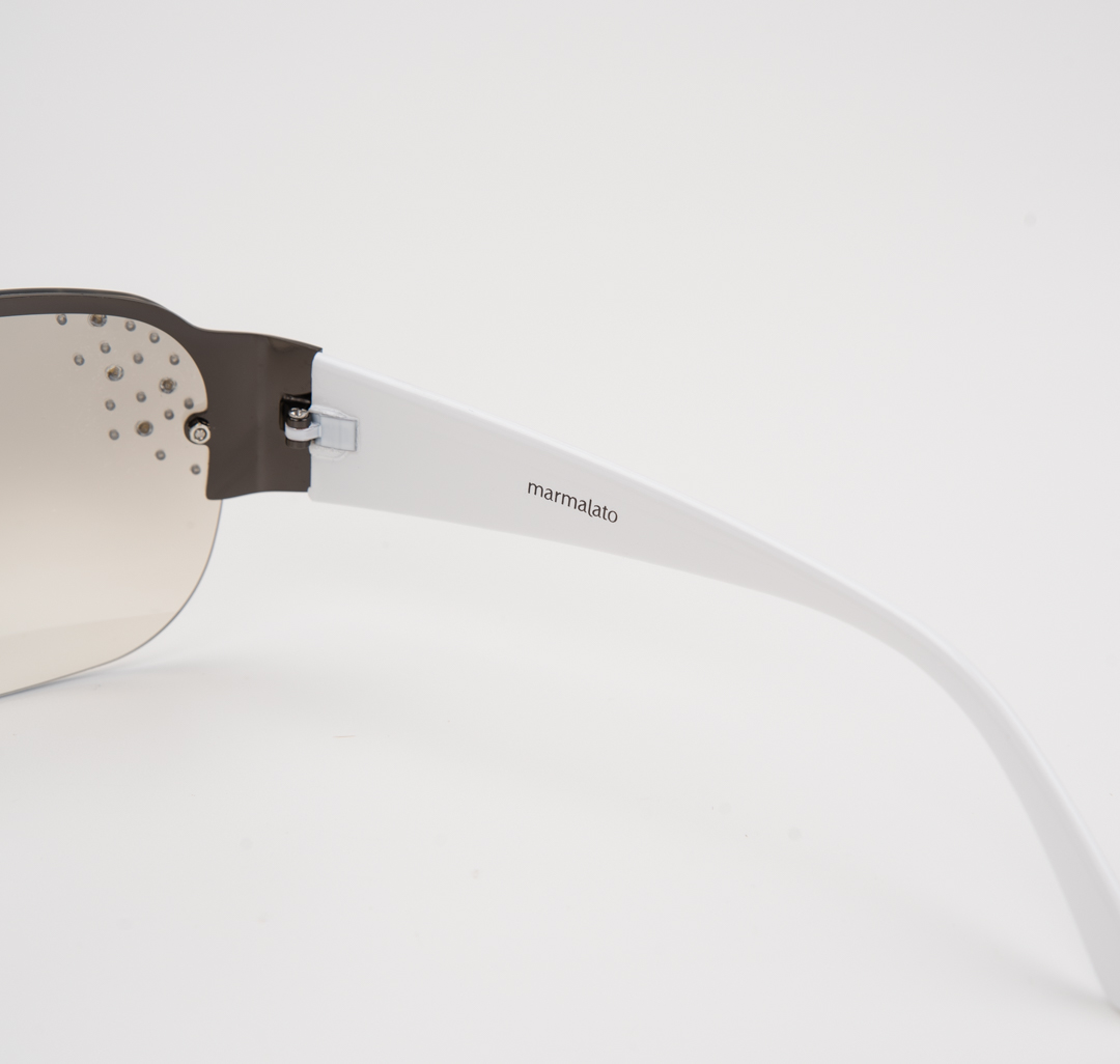 Очки с чехлом Мармалато, цвет серый-белый-серебро #5