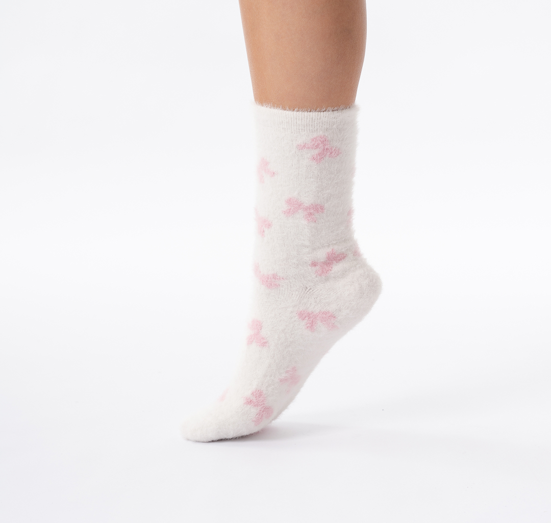 Носки (1 пара) Мармалато, цвет Белый-розовый #6
