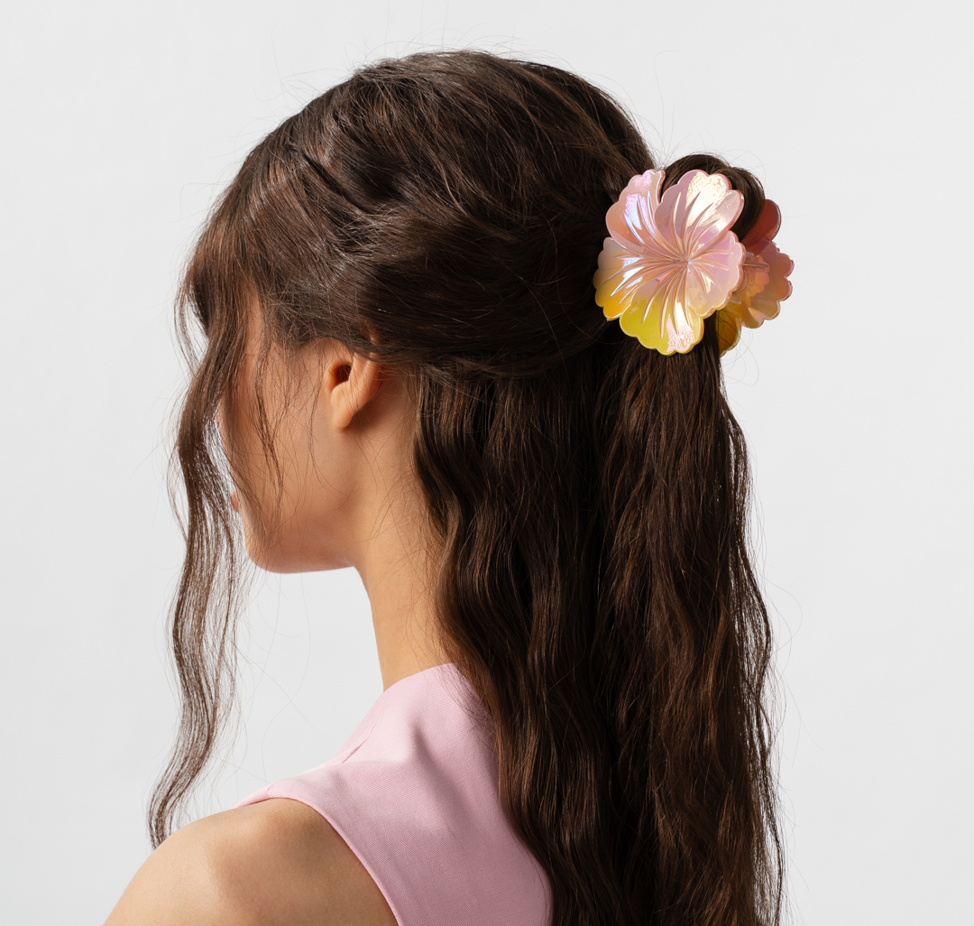 Заколка-краб Мармалато, цвет розовый-мультиколор #1