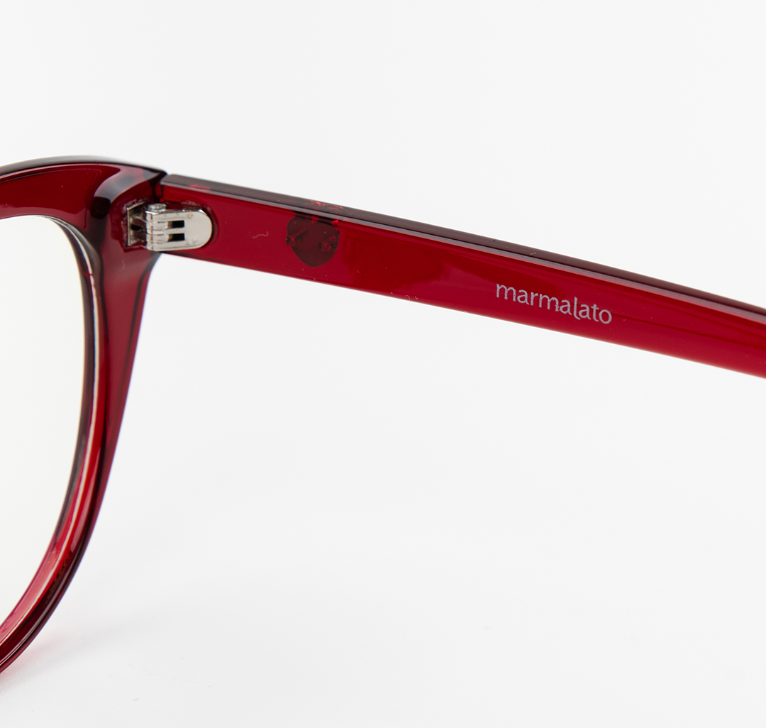 Очки имиджевые прозрачные-винные Мармалато, цвет прозрачный-винный #6