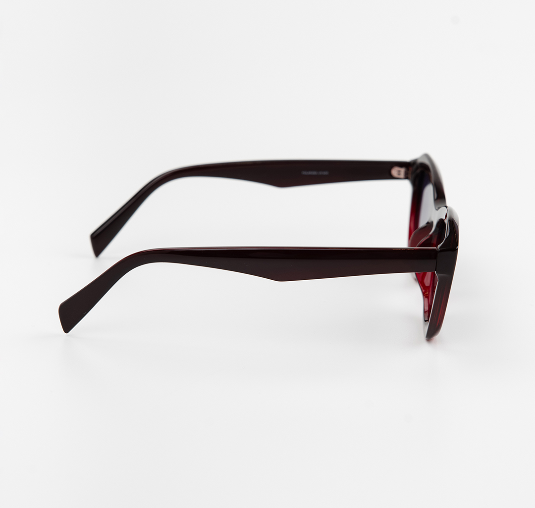 Очки с чехлом Мармалато, цвет черный-винный #5