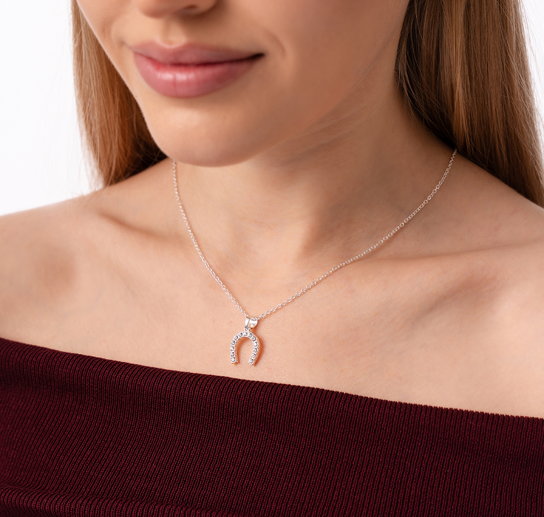 Колье Мармалато, цвет белое серебро-прозрачный #5