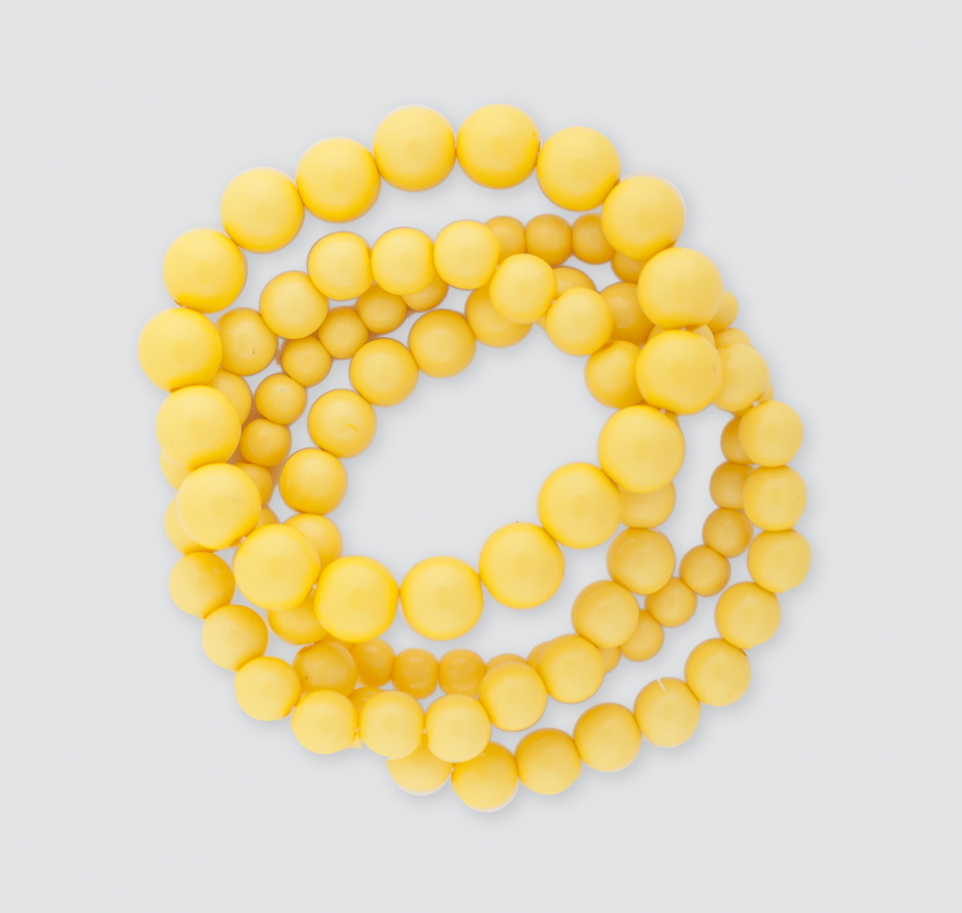 Набор браслетов (4 шт) Мармалато, цвет Желтый #1