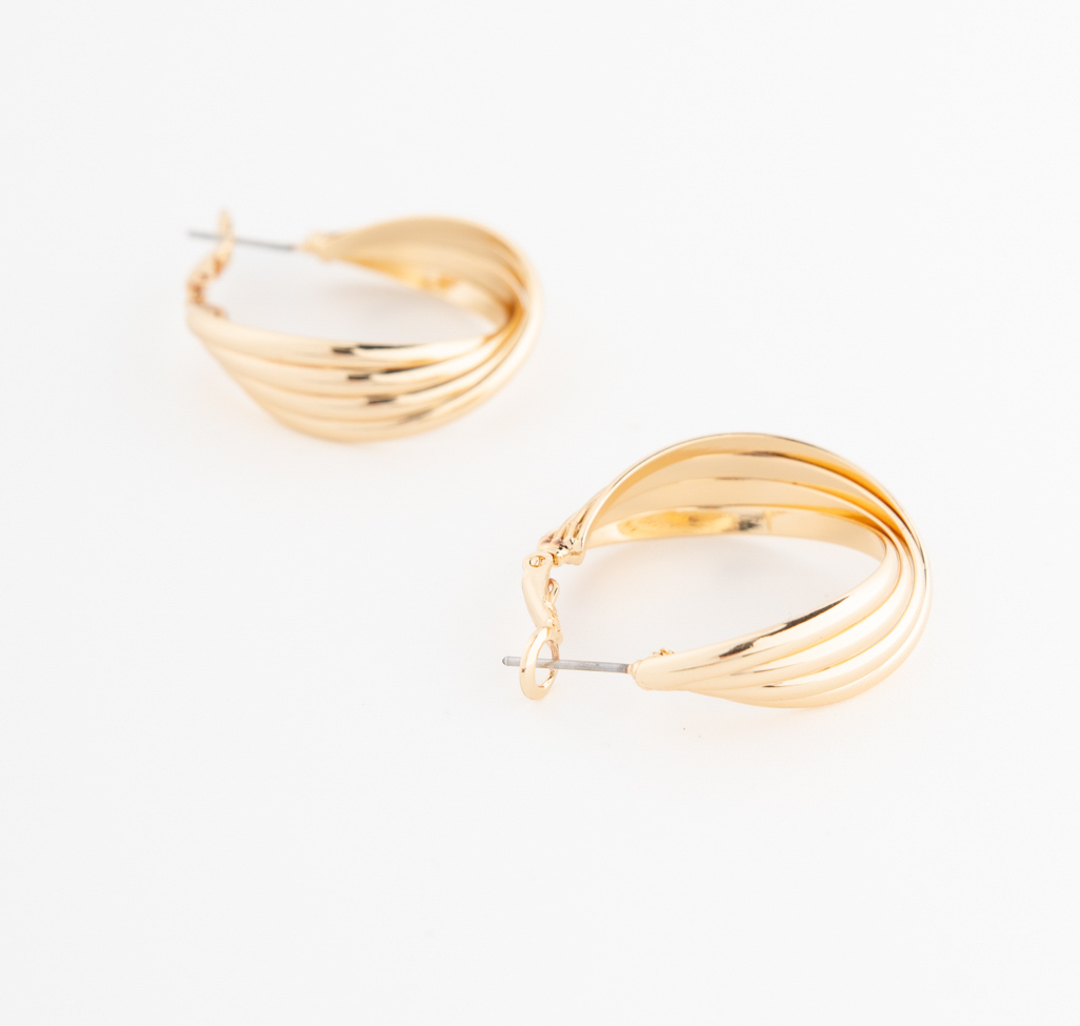 Серьги Мармалато, цвет Золото #2