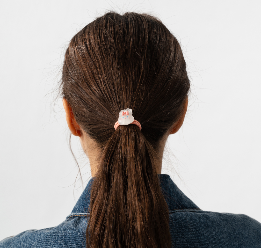 Набор резинок (2 шт) Мармалато, цвет персиковый-мультиколор #1