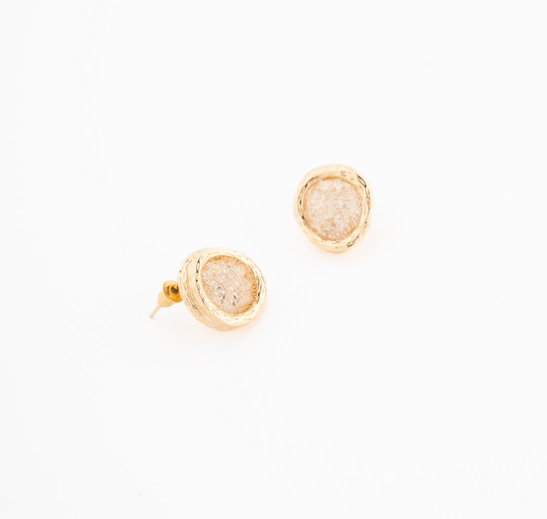 Серьги Мармалато, цвет золото-прозрачный #5