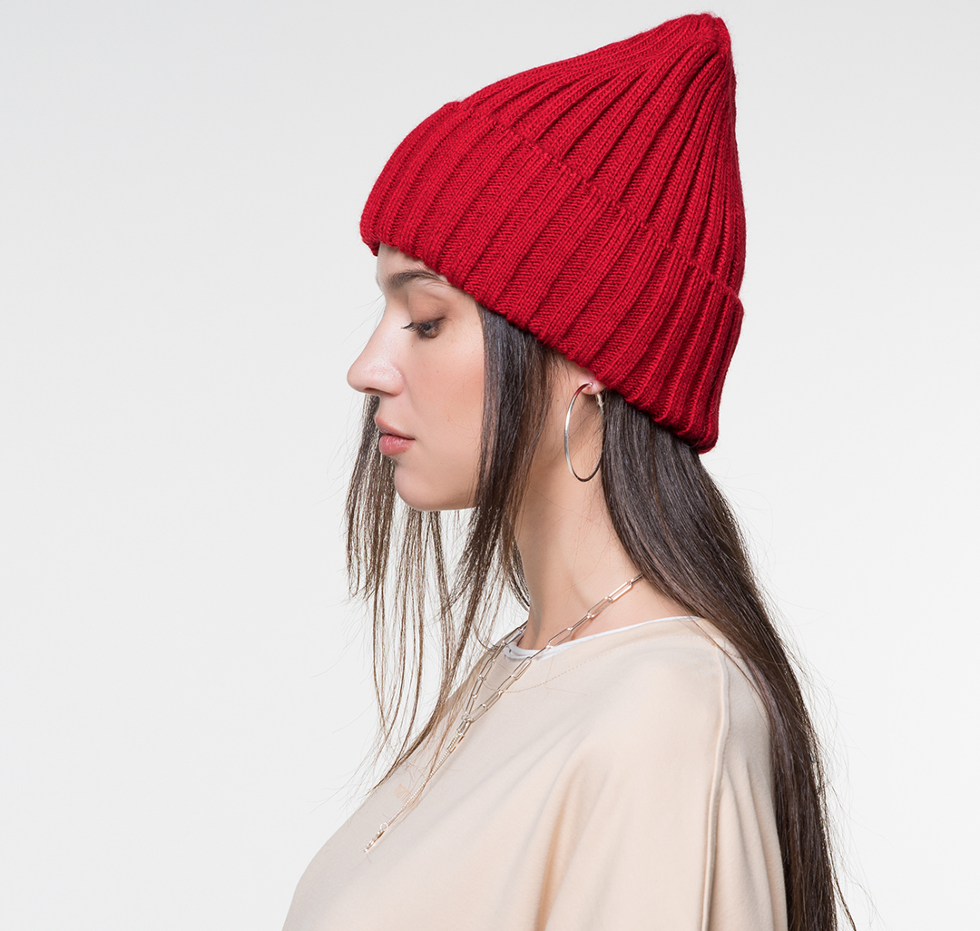 Красная шапка Мармалато, цвет Красный #3