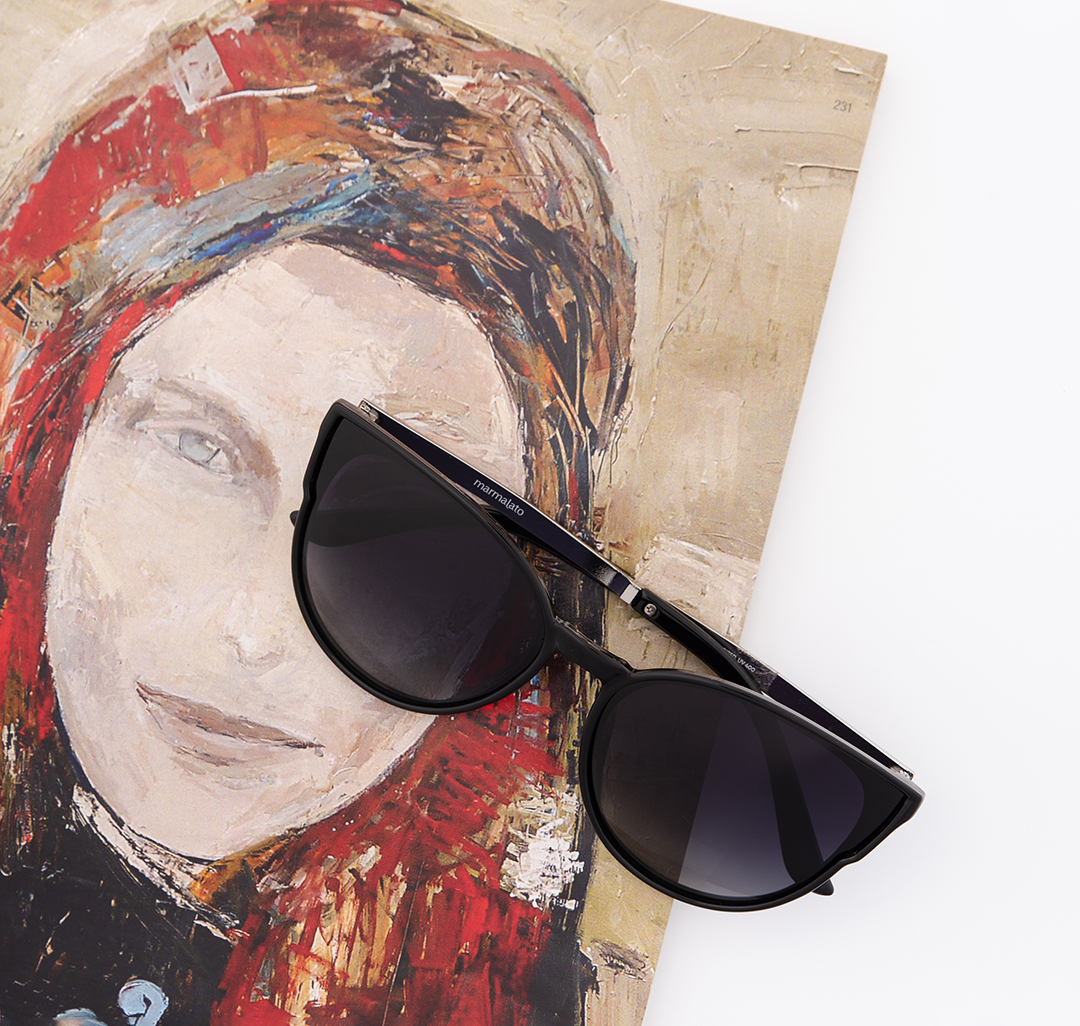 Очки с чехлом Мармалато, цвет Черный-серебро #3