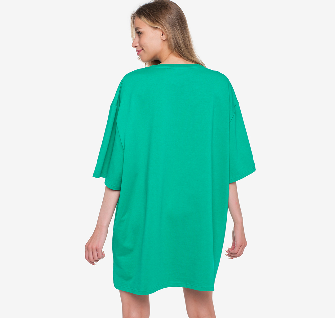 Платье-футболка Мармалато, цвет Зеленый #4