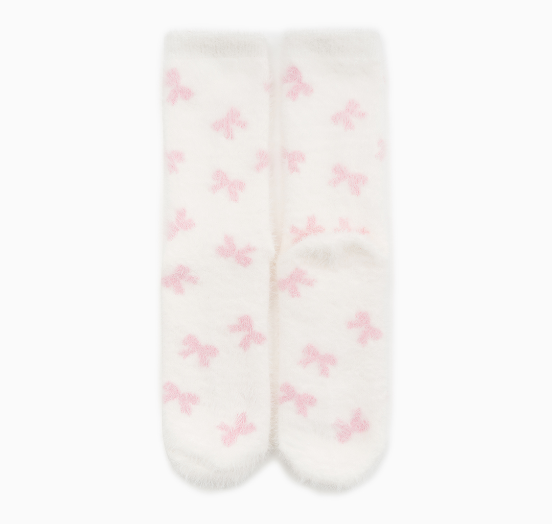 Носки (1 пара) Мармалато, цвет Белый-розовый #3