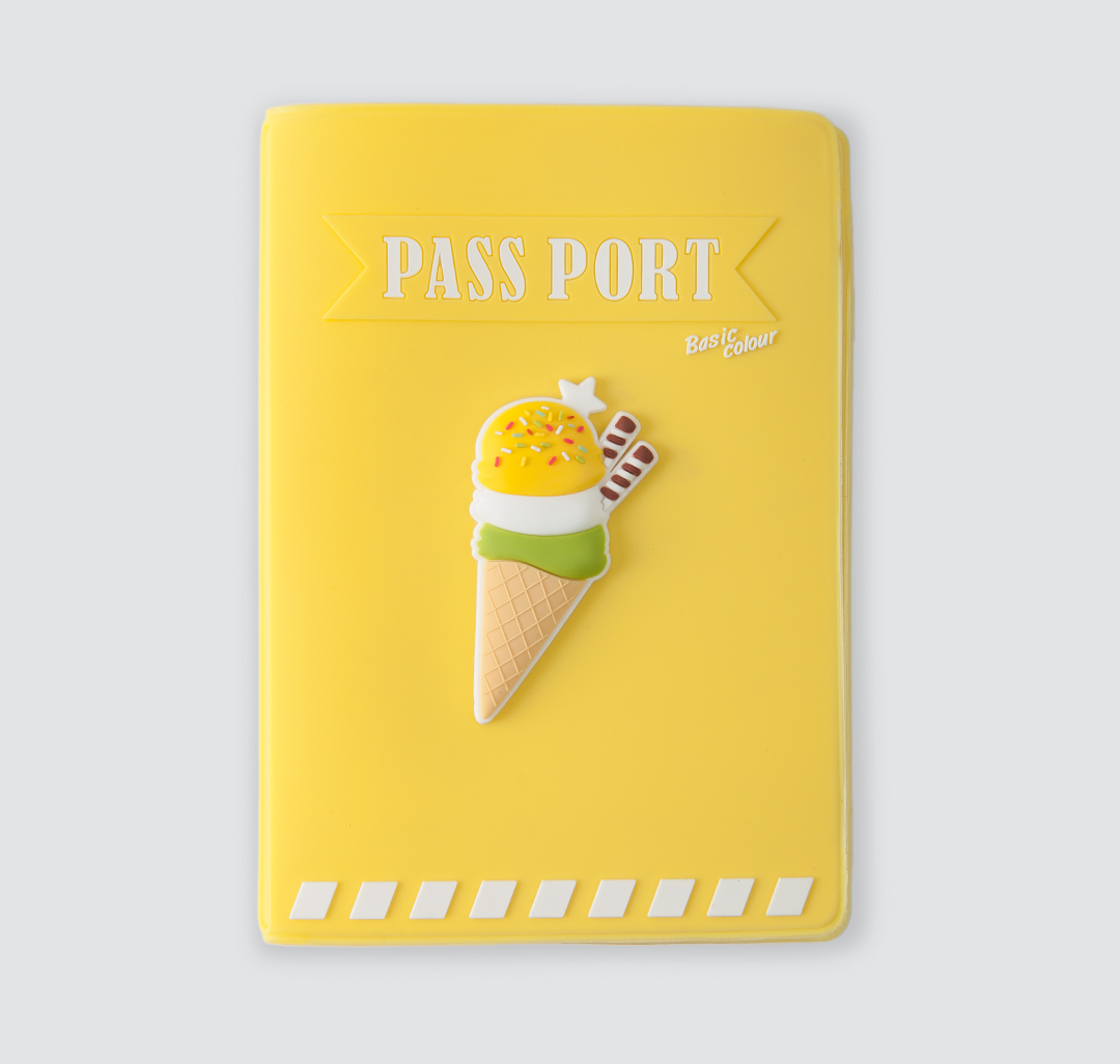 Обложка для паспорта Мармалато, цвет Желтый-мультиколор #1