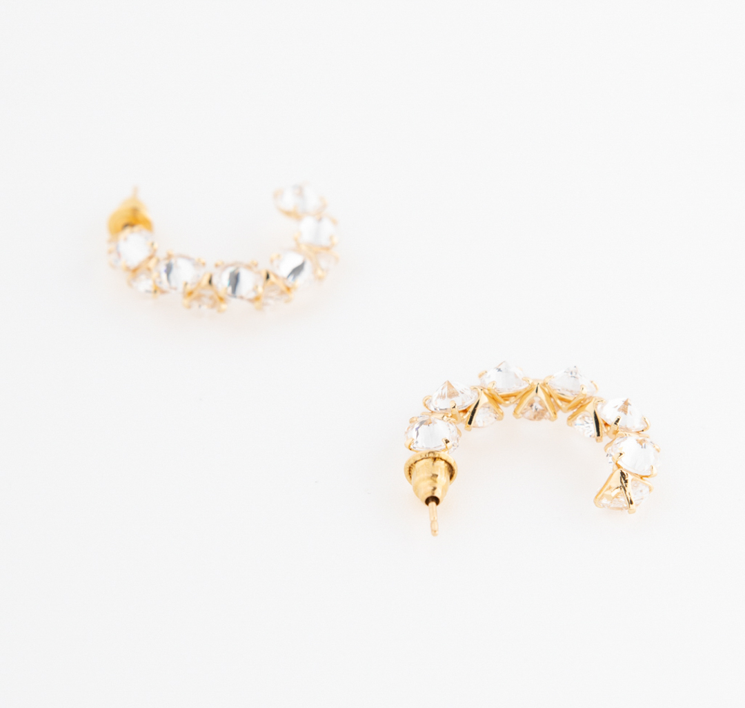 Серьги Мармалато, цвет Золото-прозрачный #2