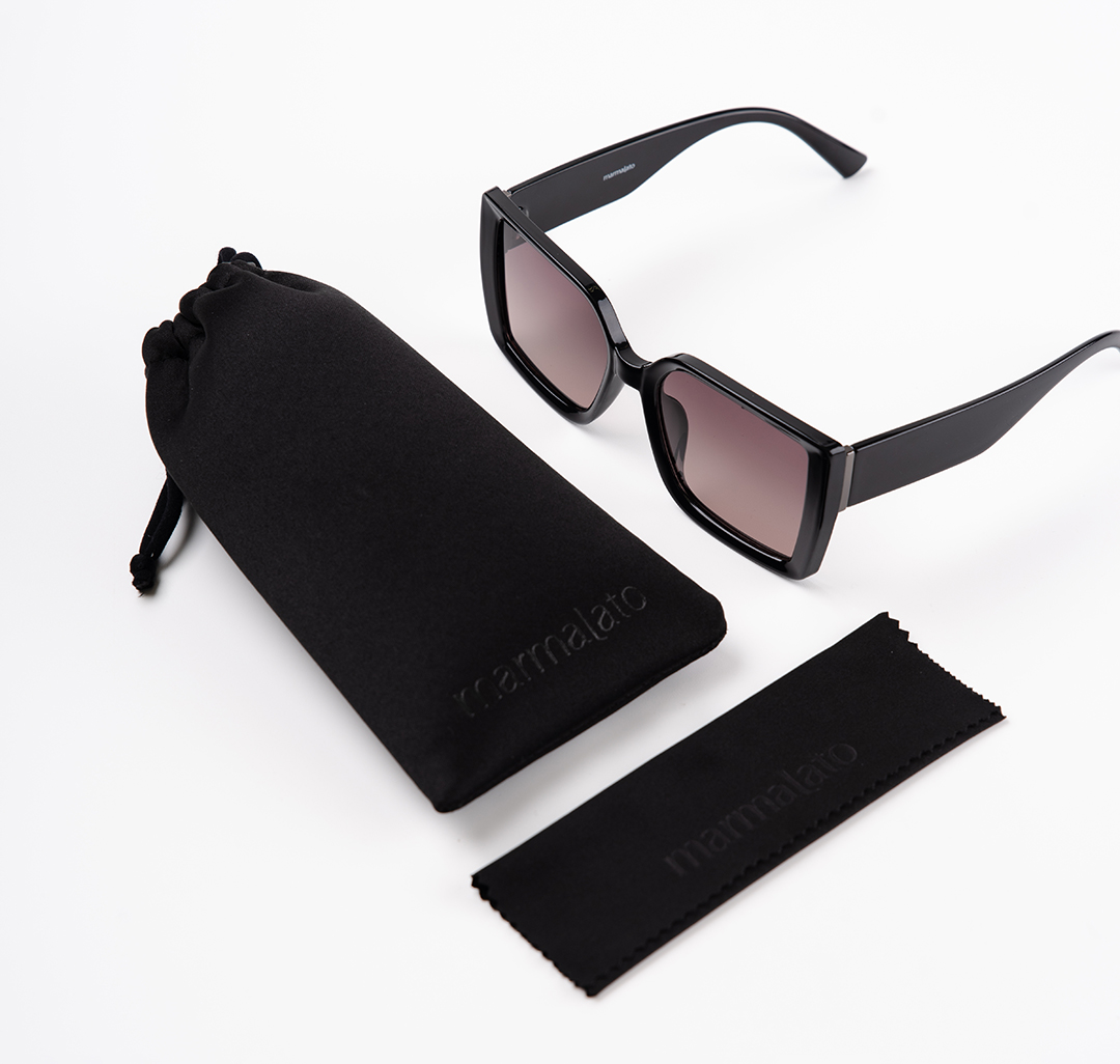 Очки с чехлом Мармалато, цвет Черный-коричневый #7