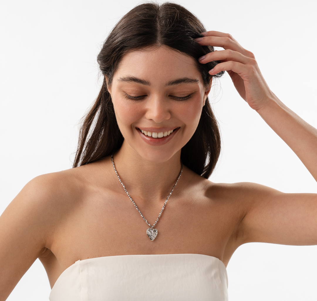 Колье Мармалато, цвет серебро #3