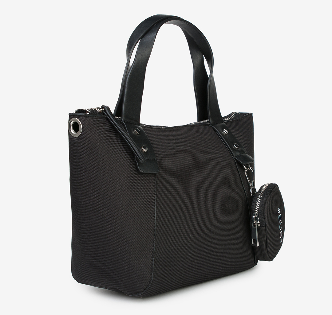 Женская текстильная сумка на плечо Мармалато, цвет Черный-белый #5