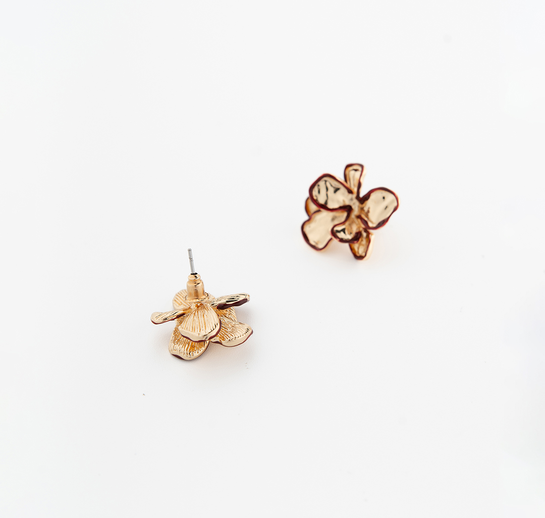 Серьги Мармалато, цвет золото-винный #4