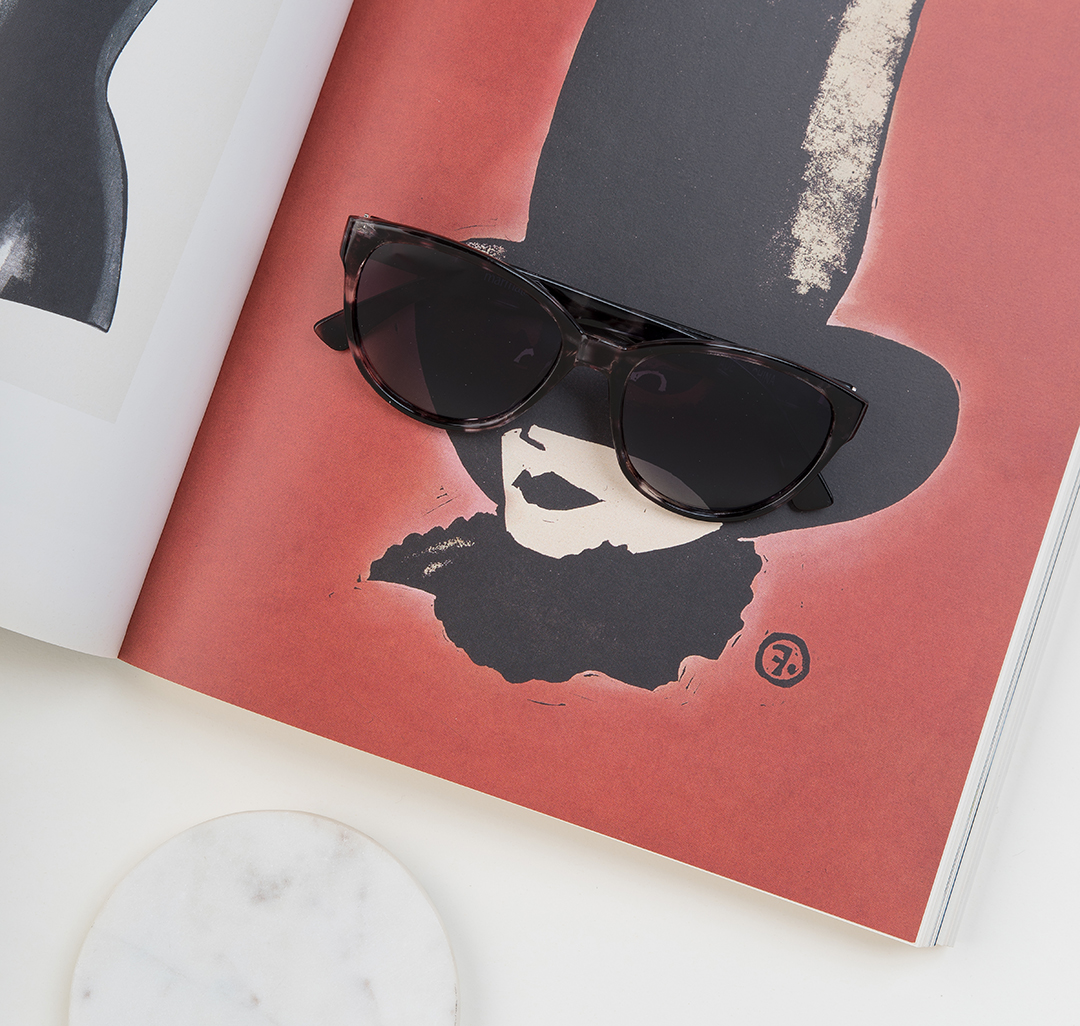 Очки солнцезащитные с поляризацией черные Мармалато, цвет черный-прозрачный-серебро #7