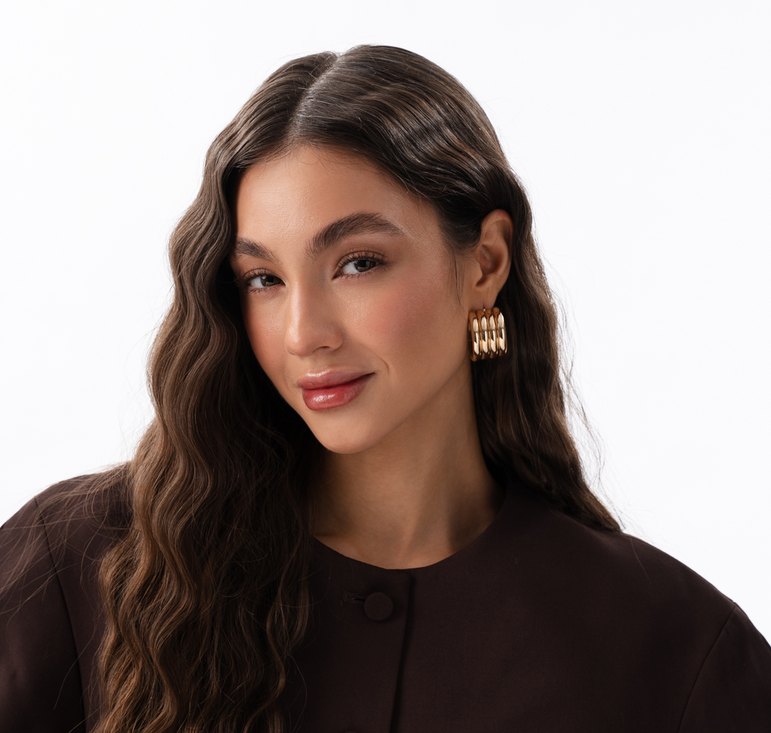 Серьги Мармалато, цвет Золото #3