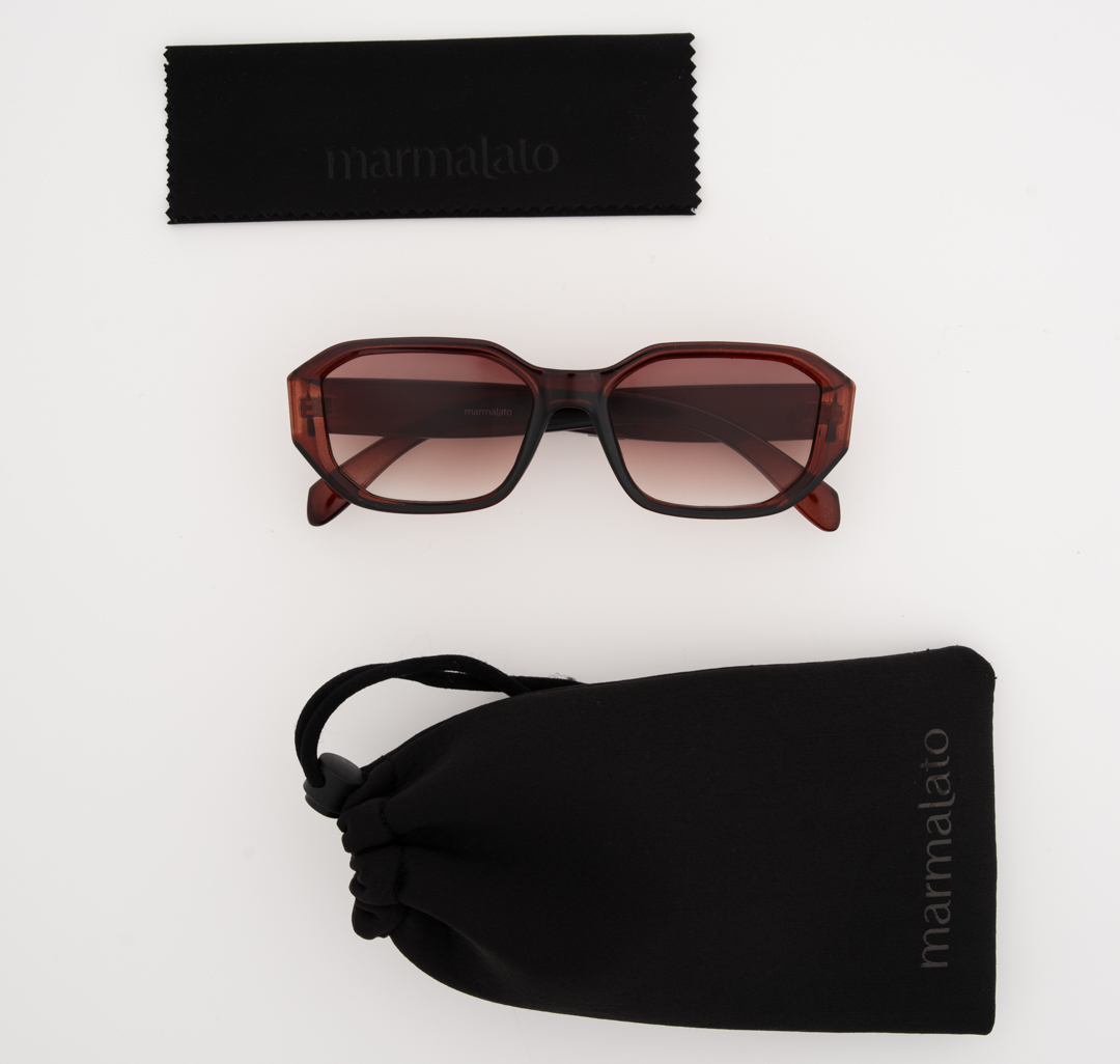 Очки с чехлом Мармалато, цвет коричневый #6