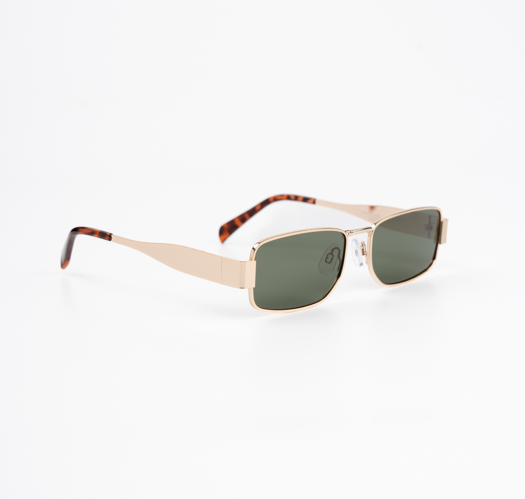 Очки с чехлом Мармалато, цвет зеленый-золото #5