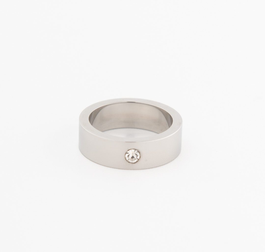 Кольцо Мармалато, цвет Серебро-прозрачный #1