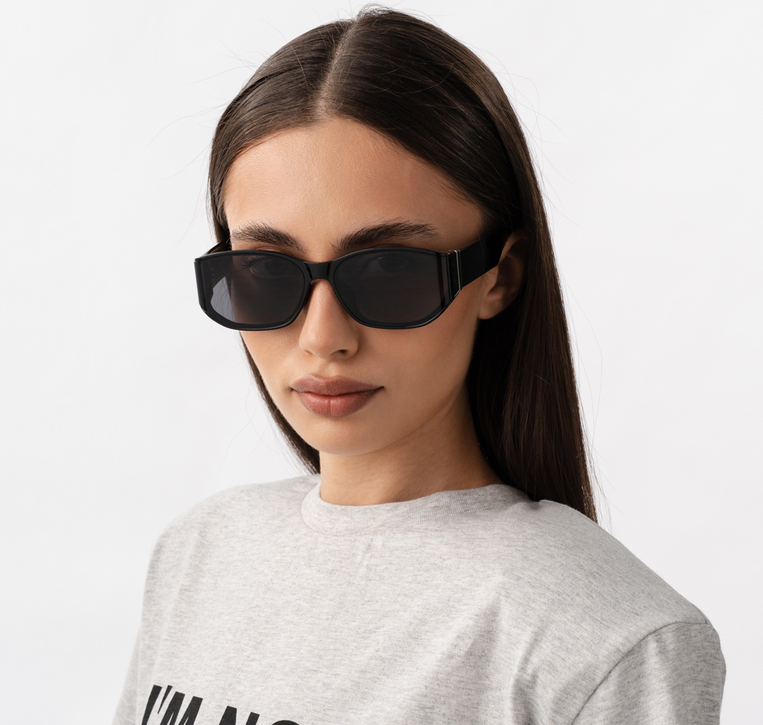 Очки с чехлом Мармалато, цвет черный-серебро #2