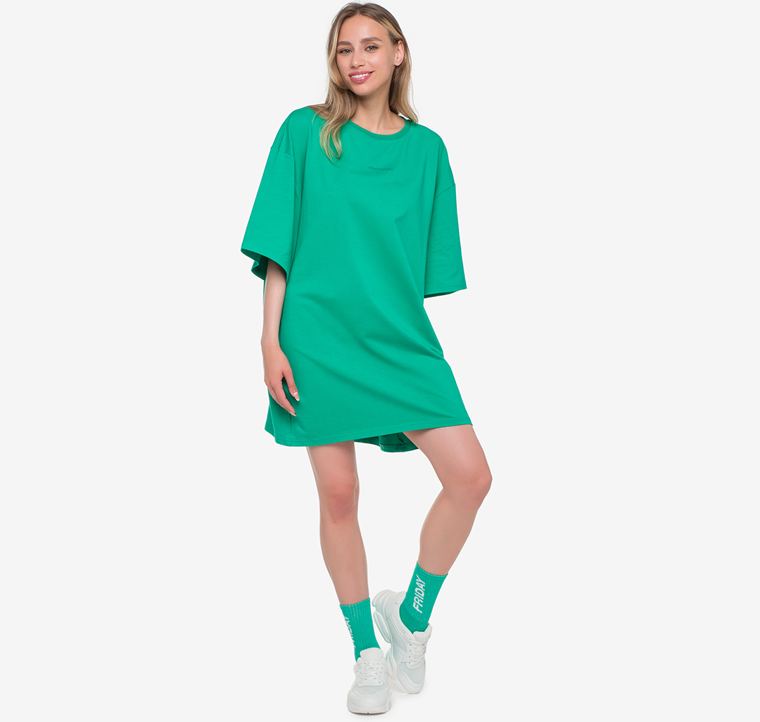 Платье-футболка Мармалато, цвет Зеленый #5
