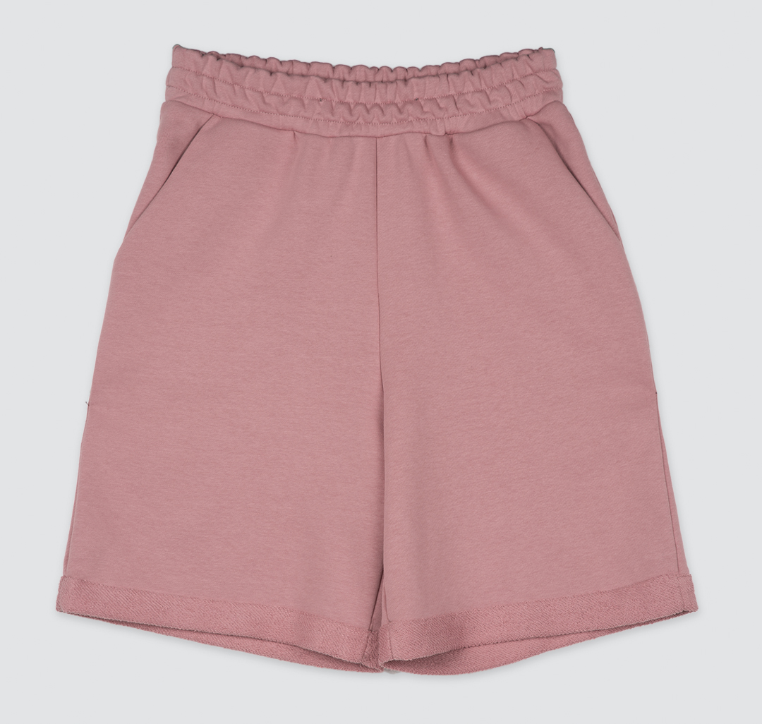 Женские шорты свободного кроя Мармалато, цвет Пудровый #3