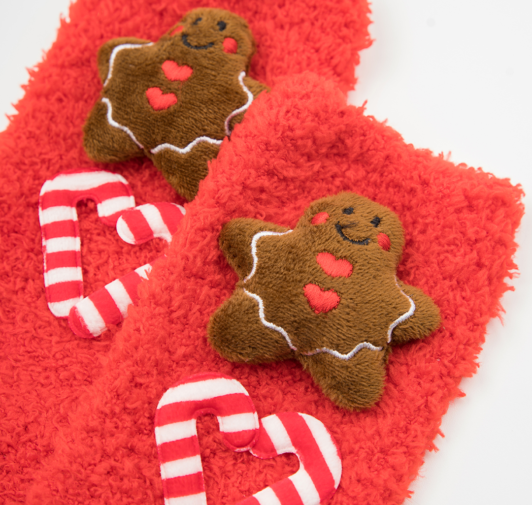 Носки (1 пара) Мармалато, цвет Красный-коричневый-белый #5