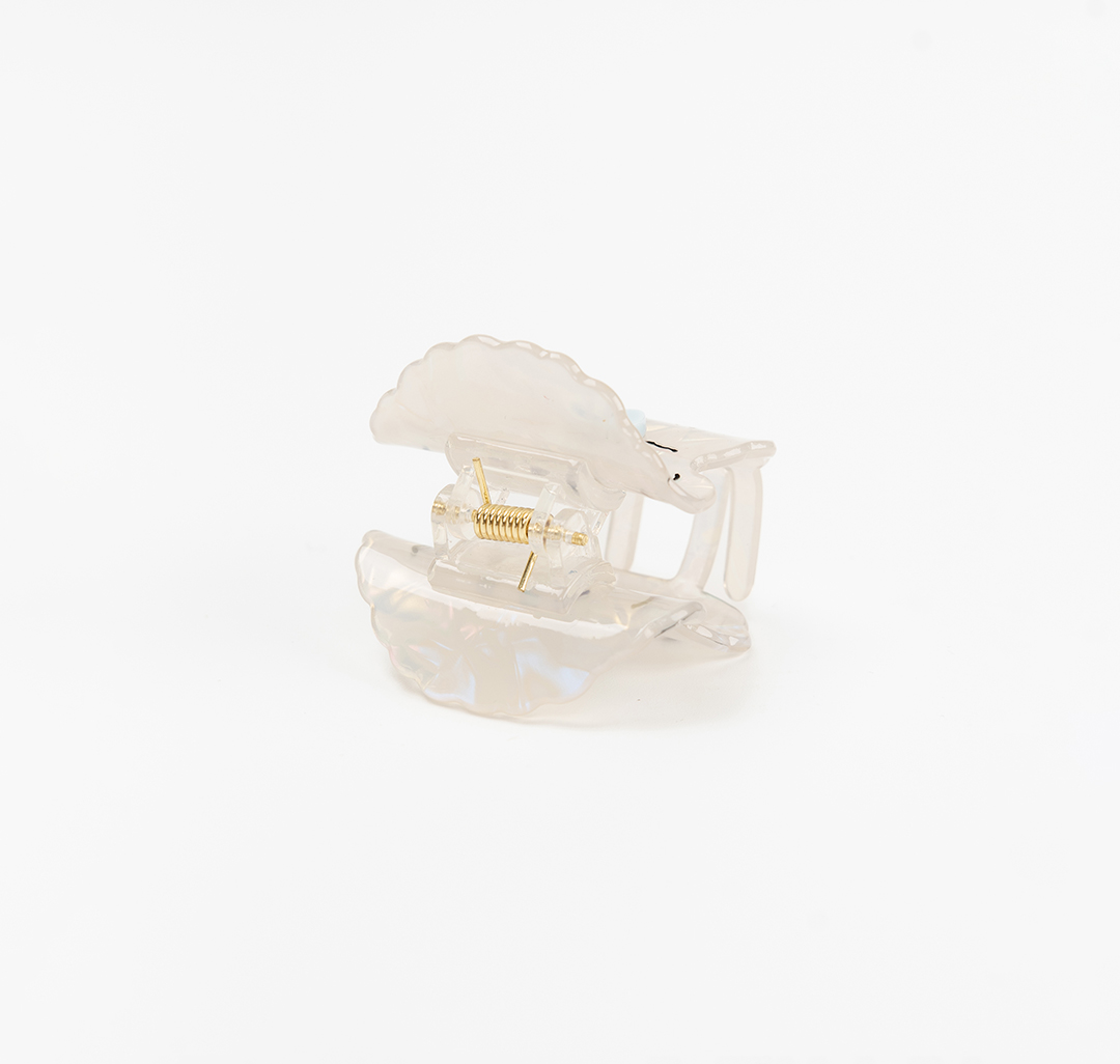 Заколка-краб Мармалато, цвет белый-голубой-мультиколор #5