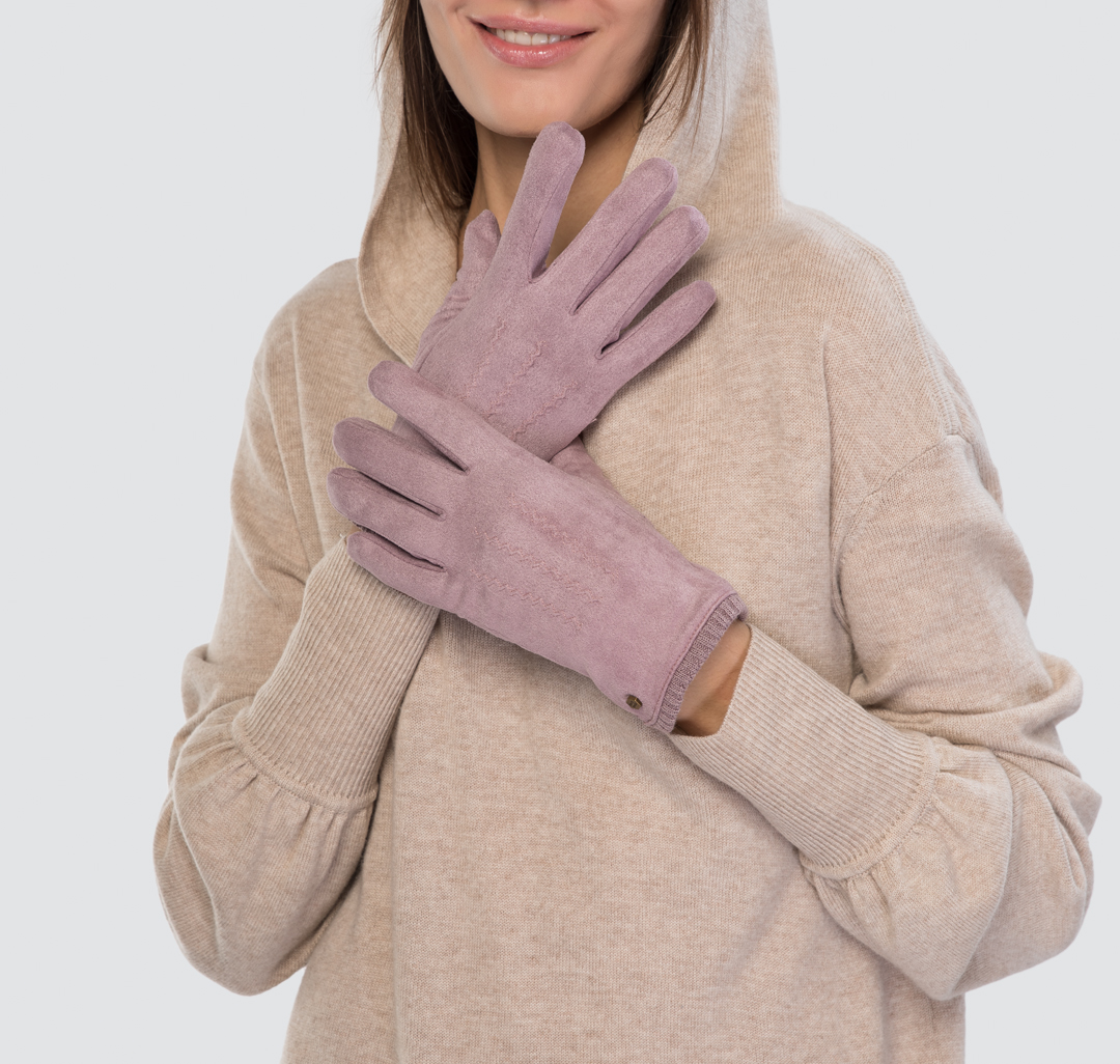 Женские перчатки Мармалато, цвет Лавандовый #2