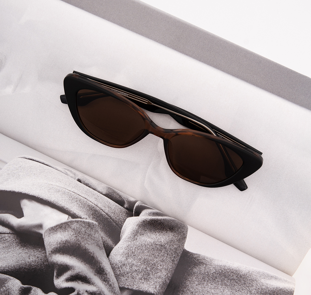 Очки с чехлом Мармалато, цвет Черный-коричневый #3