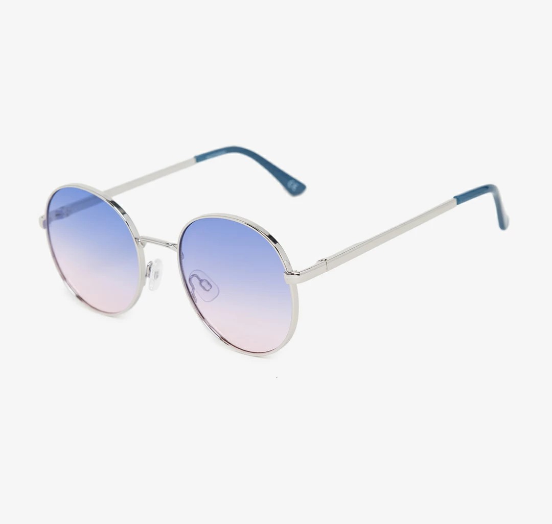 Очки с чехлом Мармалато, цвет синий-розовый-серебро #4