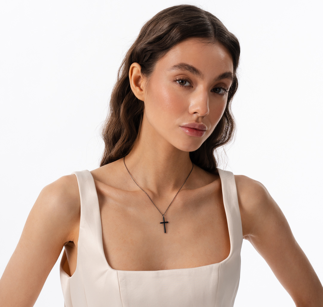 Колье Мармалато, цвет Черный #4