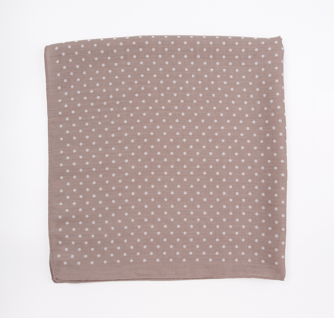 Платок Мармалато, цвет бежевый-белый #4