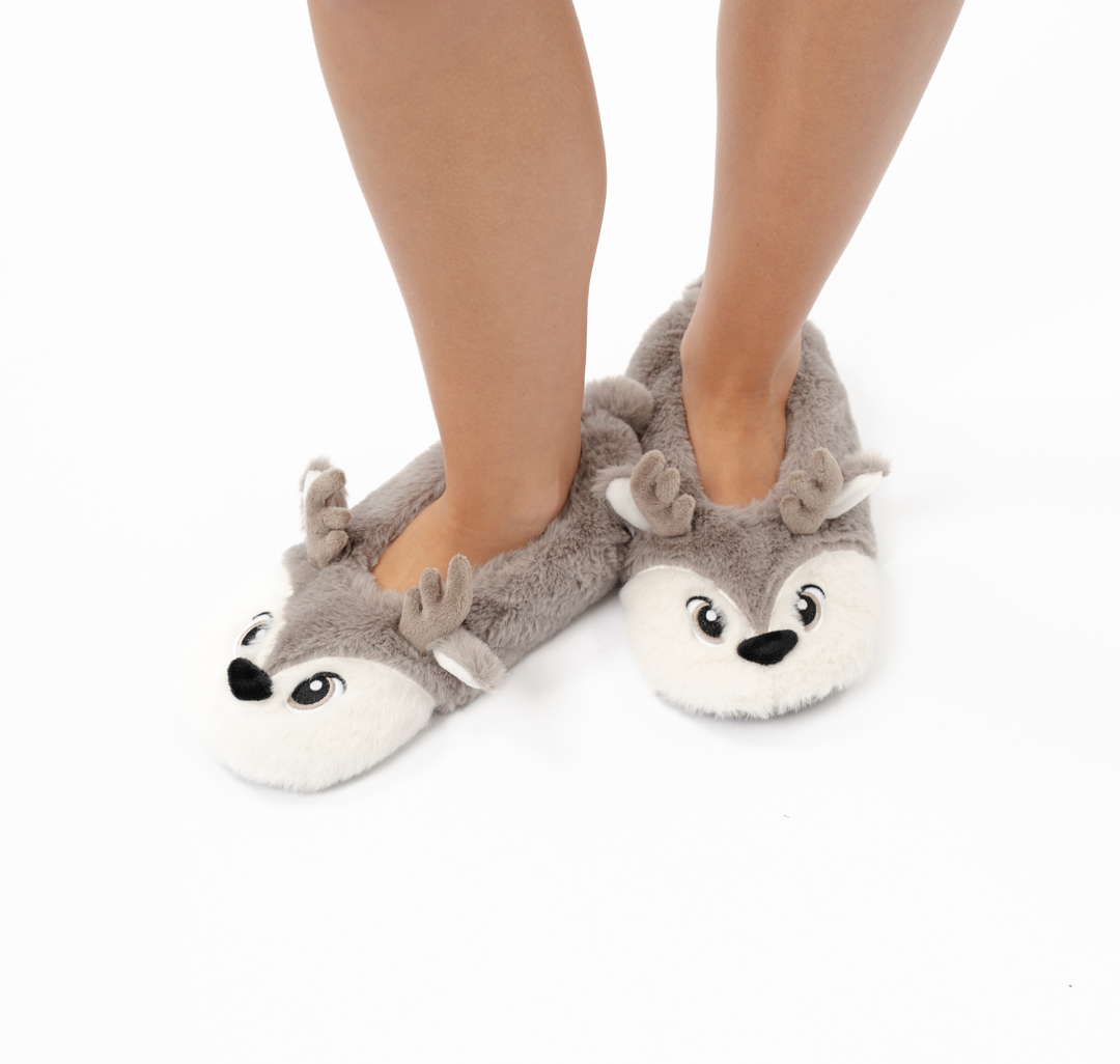 Домашние тапочки Мармалато, цвет Серый-молочный #11