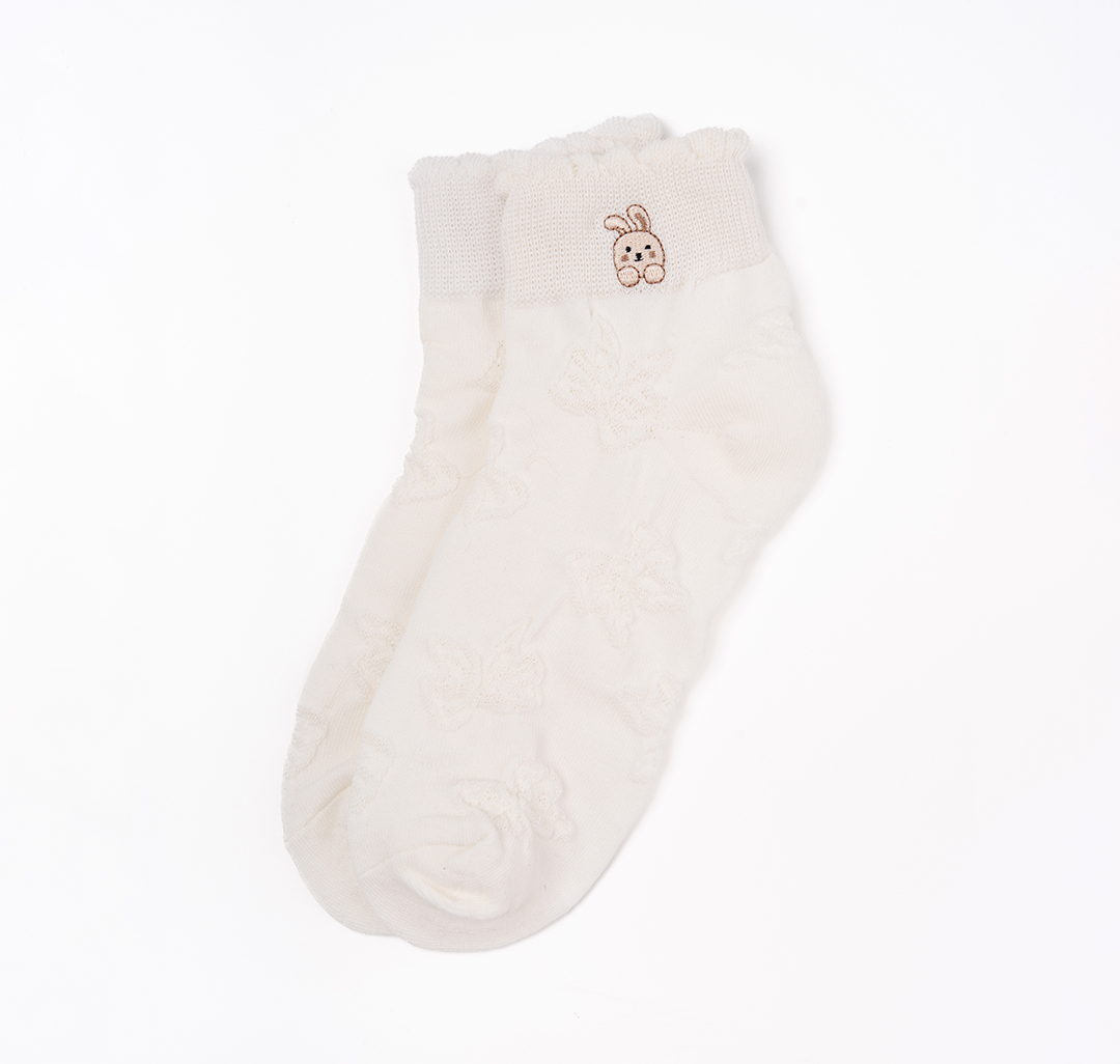 Носки (1 пара) Мармалато, цвет молочный-бежевый-черный #2