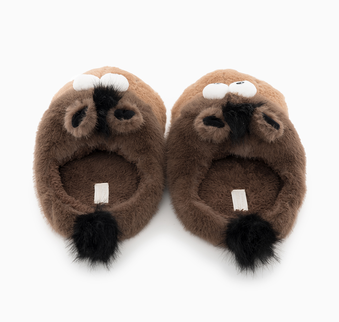 Домашние тапочки Мармалато, цвет Коричневый-рыжий-черный #7