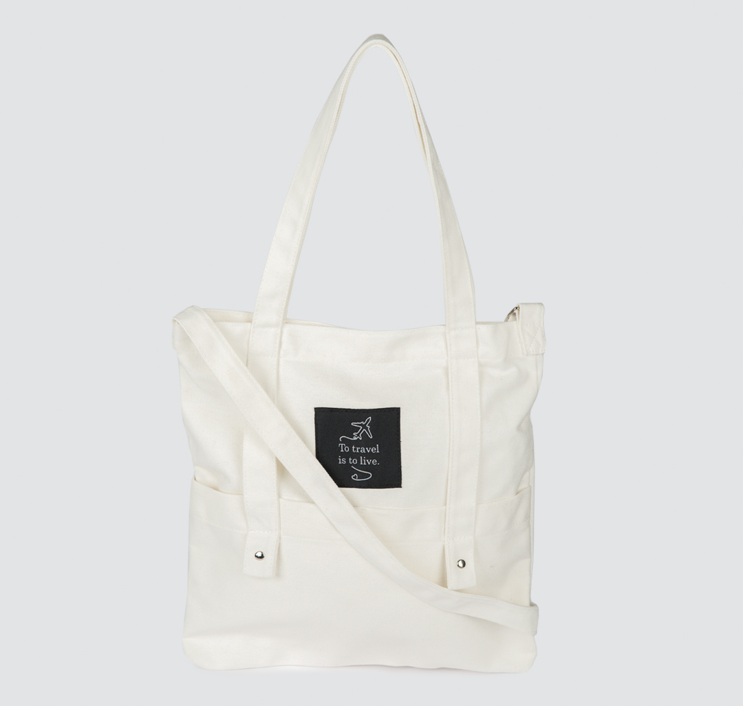 Женская текстильная сумка-шоппер Мармалато, цвет Белый #1