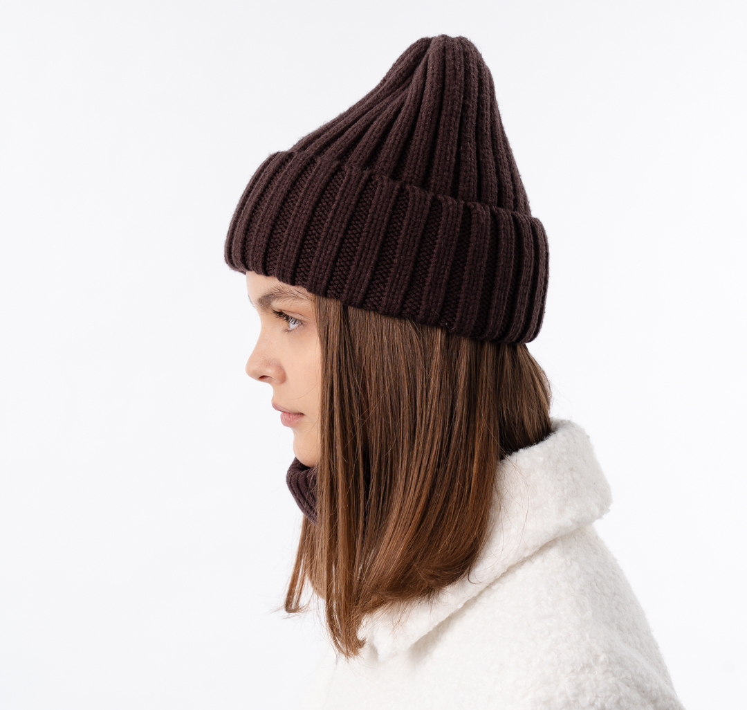 Шапка Мармалато, цвет Шоколадный #2