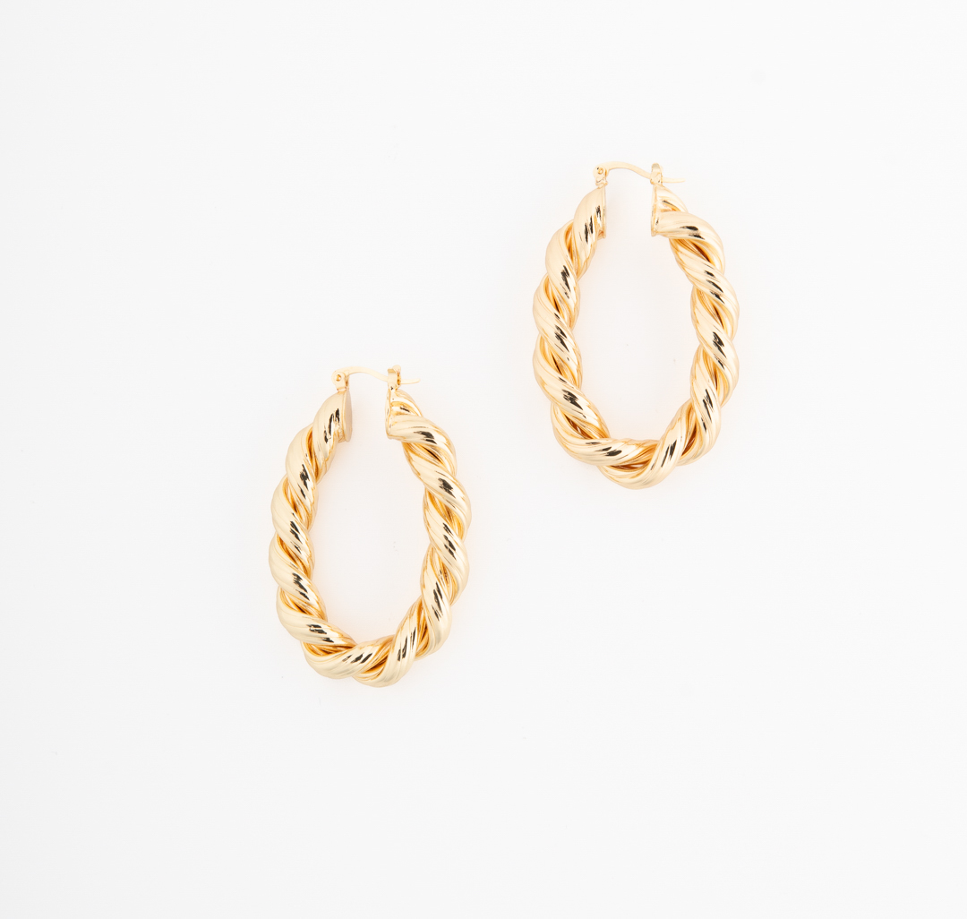 Серьги Мармалато, цвет золото #5