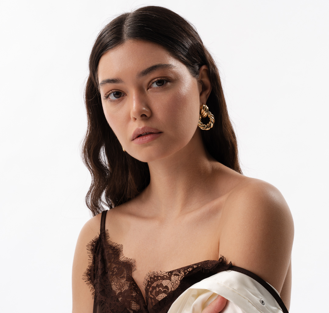 Серьги Мармалато, цвет золото #3